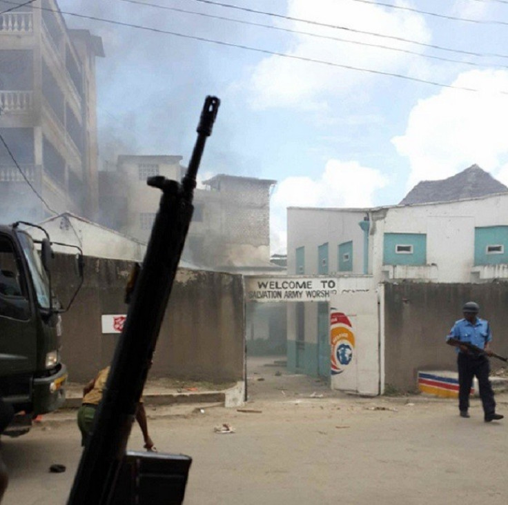Mombasa Church fire violence