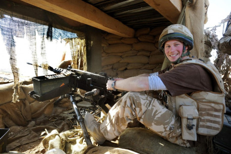 Prince Harry at war with the Taliban in Afghanistan in 2008 PIC: Reuters