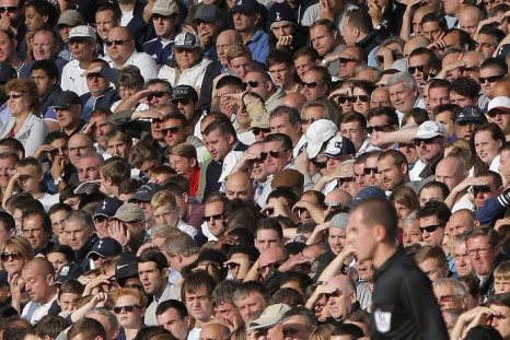 Tottenham Hotspur fans ignored warnings not to chant 'Yid' PIC: Reuters