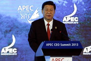 China's President Xi speaks at the APEC CEO Summit in Nusa Dua on 7 October, 2013