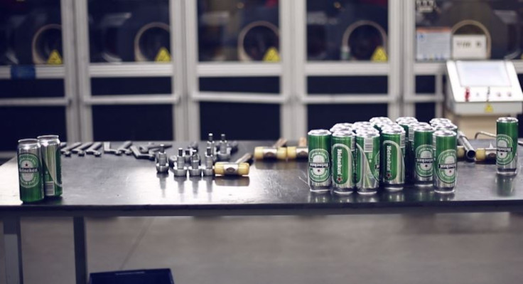 Ball Packaging Europe makes cans for big clients such as Heineken, Pepsi and SAB Miller (Photo: IBTimes UK)