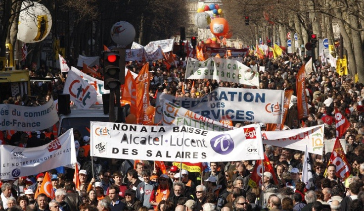 French protest