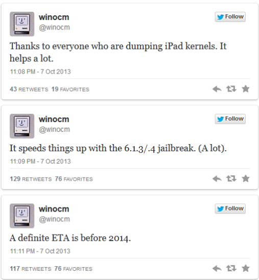 iOS 6.1.3/6.1.4 Untethered Jailbreak Status and ETA Revealed iOS 6.1.3/6.1.4 Untethered Jailbreak Status and ETA Revealed