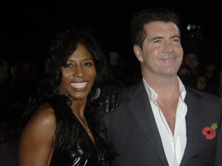 Sinitta and Simon Cowell