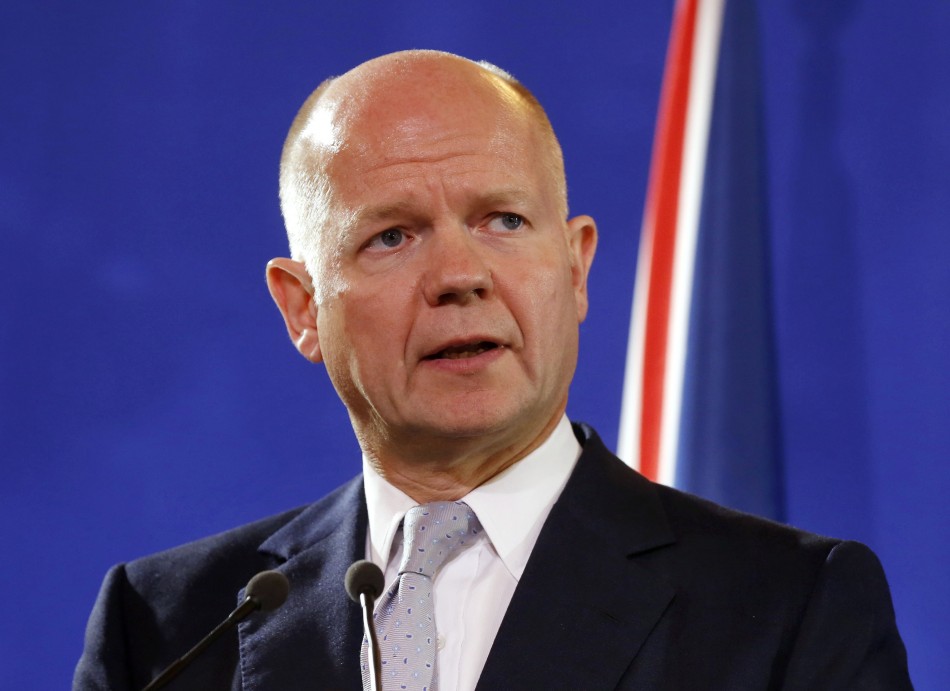 Syrian Refugee Plan Being Worked On Says Hague IBTimes UK   Uk Foreign Secretary William Hague 