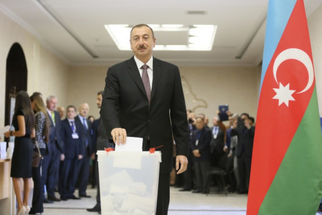Azeri President Ilham Aliyev
