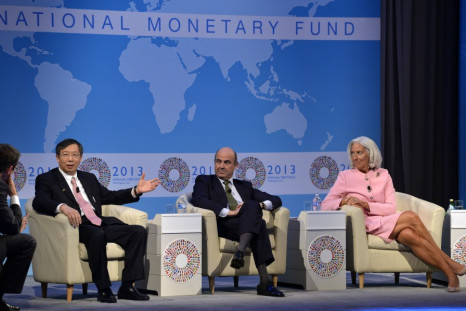 China Deputy Governor Yi Gang during a CNN Debate in Washington