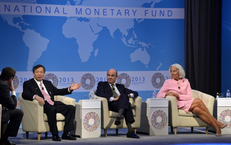 China Deputy Governor Yi Gang during a CNN Debate in Washington