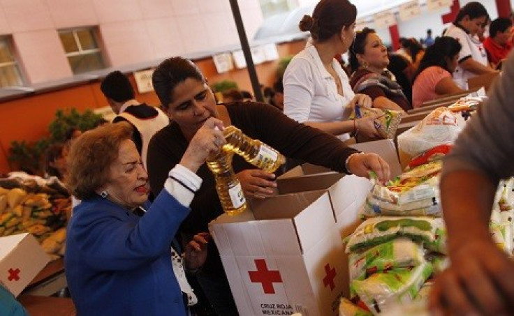 The Red Cross is known to deliver food to victims of war or natural disasters (Reuters)