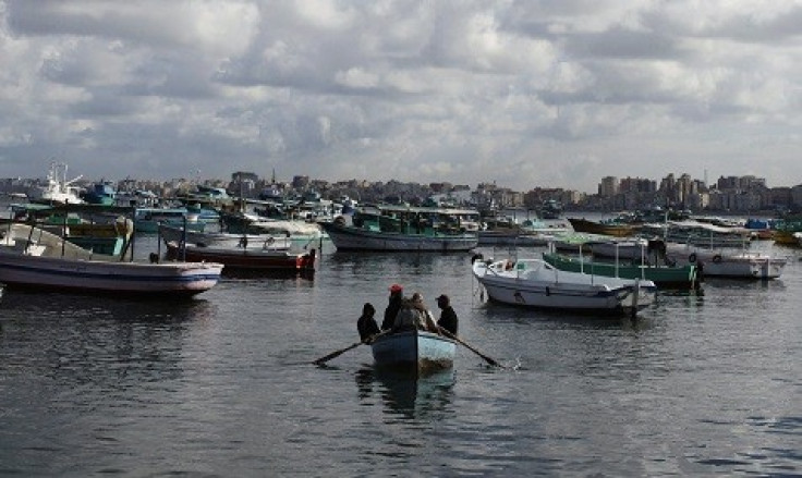 The boat sank off the Egyptian coastal city of Alexandria (Reuters)