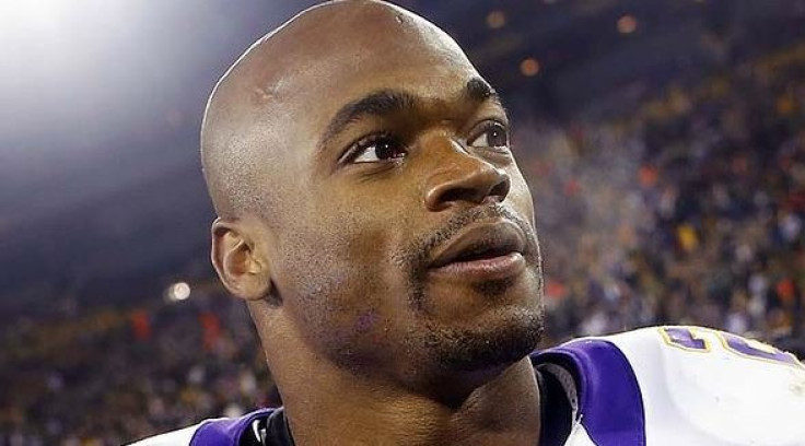 Adrian Peterson’s two-year-old son was allegedly beaten by the boyfriend of his mother. (Reuters)