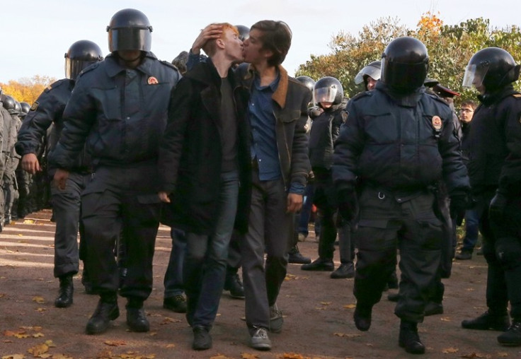 Russian gay rights activists