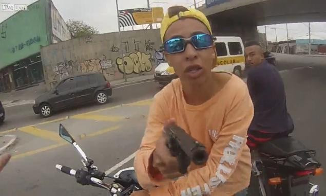 Screengrab of the young thief