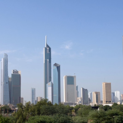 A general view of Kuwait City
