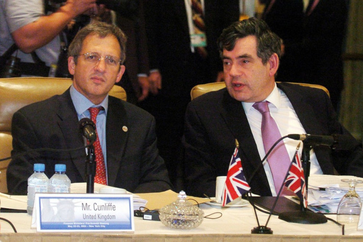 Sir John Cunliffe and Gordon Brown