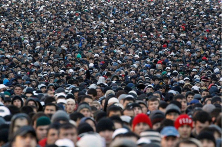 Muslims gather for Eid al-Adha prayers in Moscow. (Photo: Reuters)