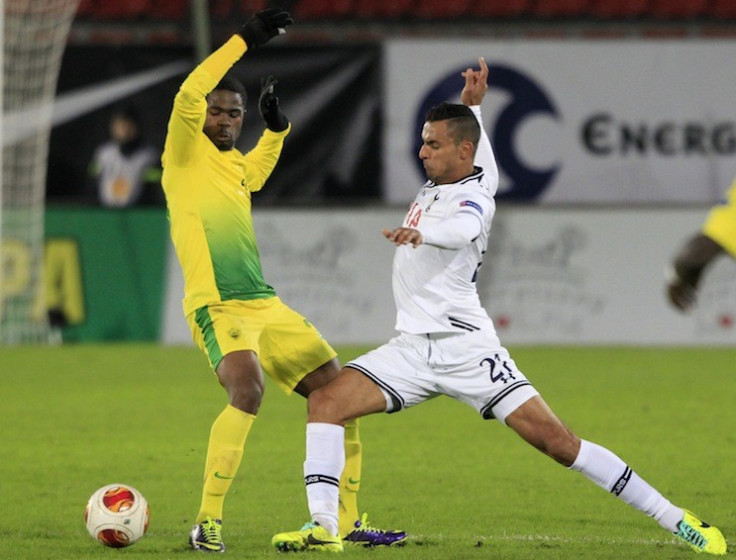 Nacer Chadli playing for Spurs