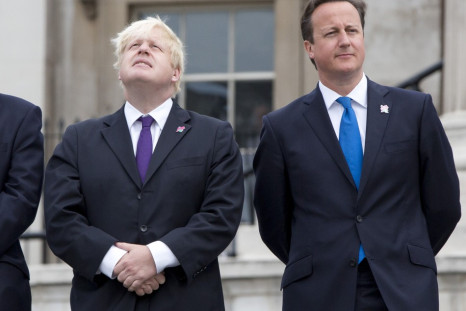 Boris Johnson (l) and David Cameron