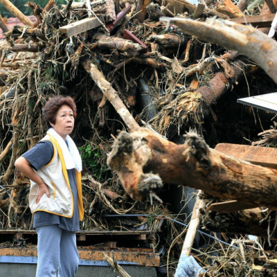 Typhoon Wipha pounds Japan