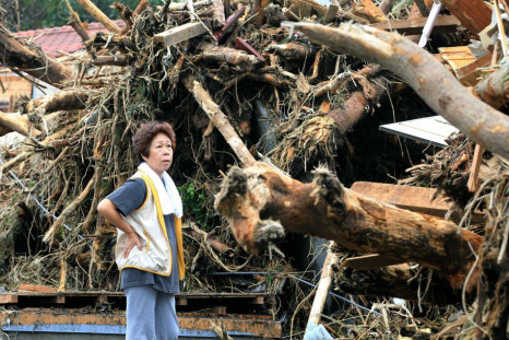 Typhoon Wipha pounds Japan