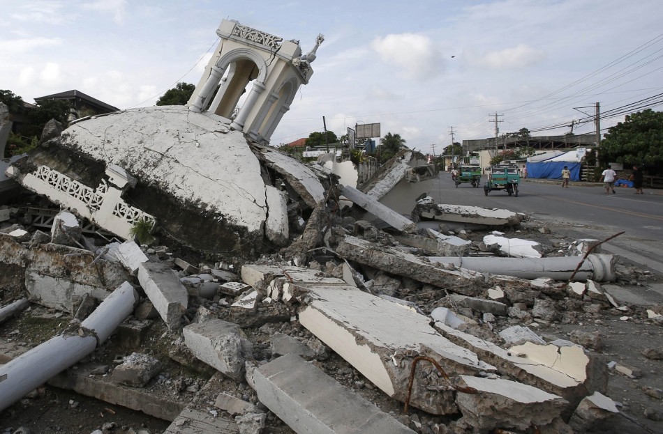 destroyed church Philippines