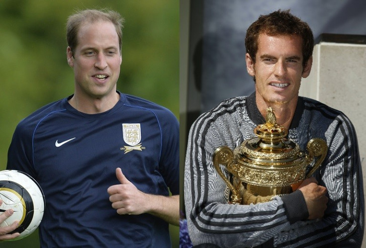 Prince William Andy Murray