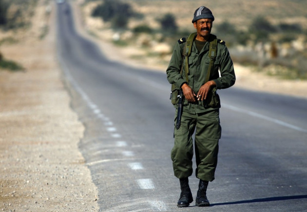 Tunisia national guard officer Tunisia national guard officer