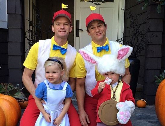 Halloween 2013: Neil Patrick Harris and Family Dress as Alice in ...