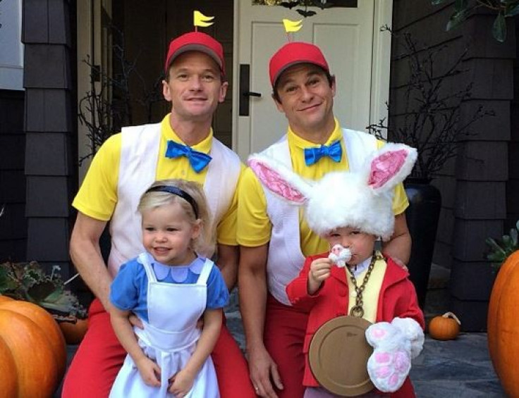 Halloween 2013: Neil Patrick Harris and Family Dress as Alice in Wonderland Characters (Instagram)