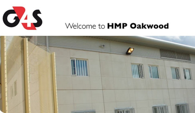 HMP Oakwood is run by G4S and allegedly has a major pigeon problem PIC: HMP Oakwood HMP Oakwood is run by G4S and allegedly has a major pigeon problem PIC: HMP Oakwood