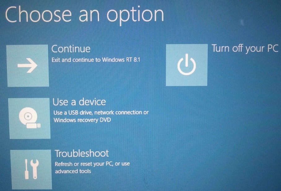 How To Fix Windows RT 8.1 Upgrade Fail With Boot Configuration Error ...