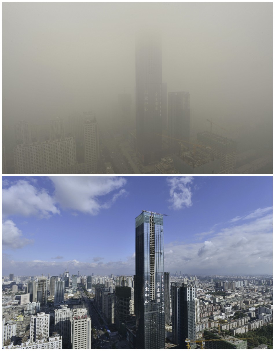 Smog in Shenyang, Liaoning province