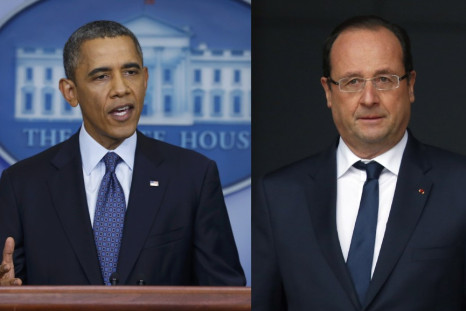 US President Barack Obama and French President Francois Hollande