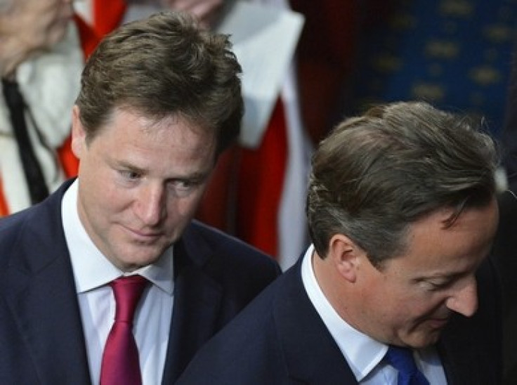 Nick Clegg and David Cameron