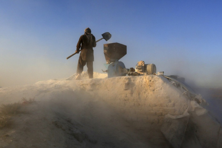 Afghanistan construction workers.