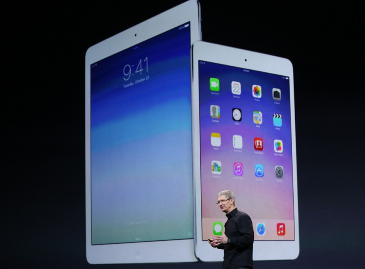 Apple Inc CEO Tim Cook Speaks About the New iPad Air and the iPad Mini with Retina Display