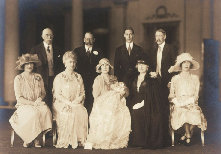 Family group photograph of Princess Elizabeth's (The Queen) Christening, 29 May 1926. (Photo: Clarence House)