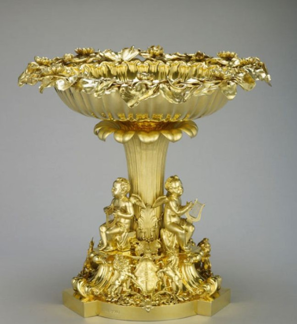 The Lily Font, commissioned by Queen Victoria in 1840, and water from the River Jordan will be used during the baptism of Prince George. (Photo: Clarence House) The Lily Font, commissioned by Queen Victoria in 1840, and water from the River Jordan will be used during the baptism of Prince George. (Photo: Clarence House)
