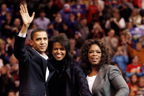 Obamas and Oprah Winfrey