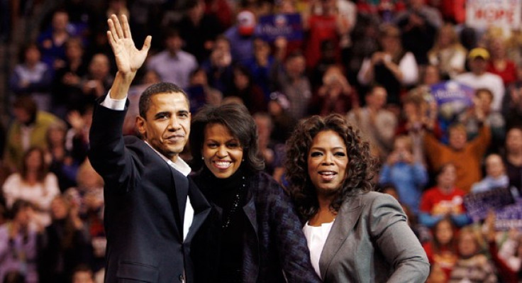 Obamas and Oprah Winfrey