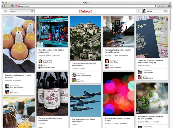 Pinterest web platform