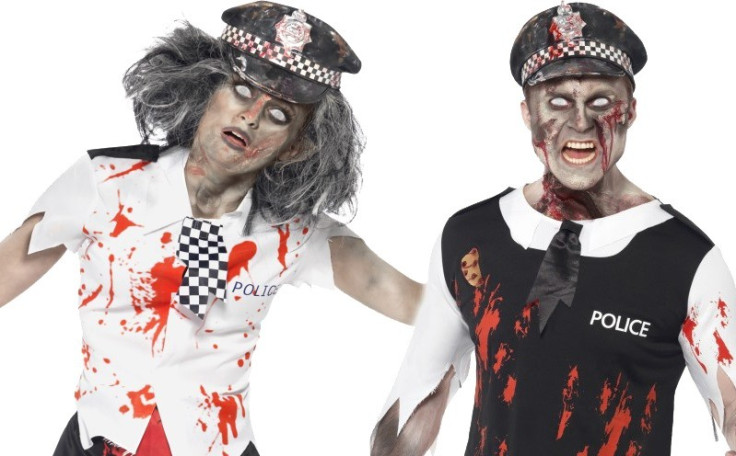 Zombie police officer outfits are available