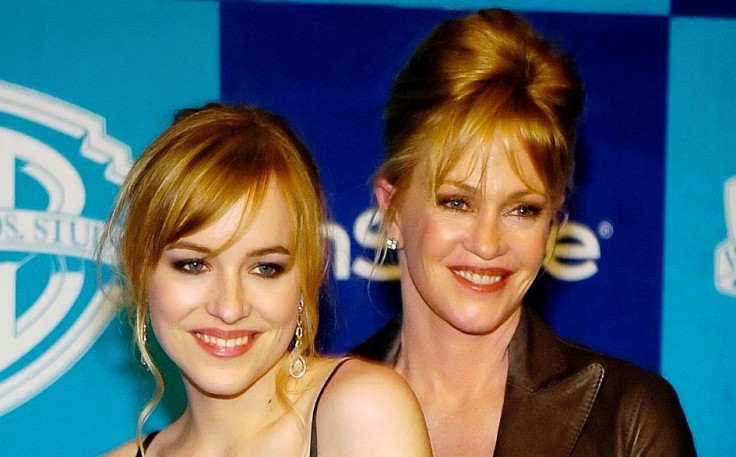 Dakota Johnson reportedly helped choose the perfect candidate for the role of Christian Grey. Seen with mother, actress Melanie Griffith (R) (Reuters)