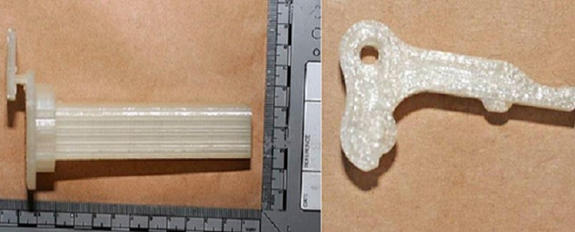 Are these objects a magazine (l) and a trigger, or are they more dull PIC: GMP Are these objects a magazine (l) and a trigger, or are they more dull PIC: GMP
