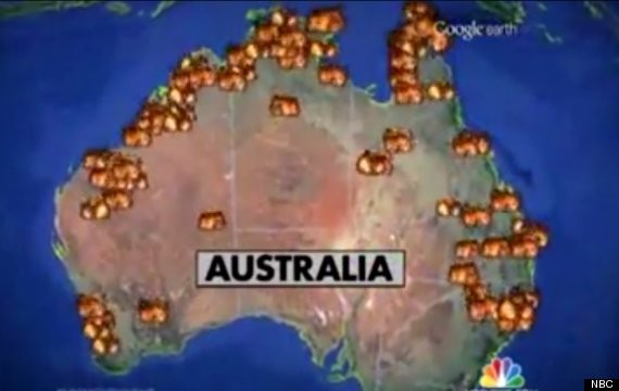 Australian Bushfires: NBC Ridiculed over Apocalypse Inferno Map ...