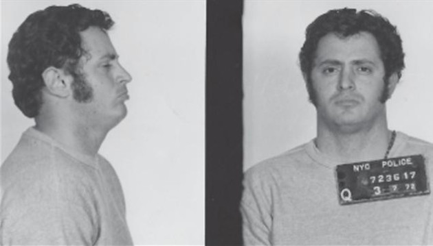 Polisi after his arrest in the 1970s (NYPD) Polisi after his arrest in the 1970s (NYPD)