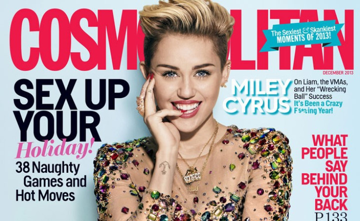 Miley Cyrus is on the cover of Cosmopolitan magazine December issue (Cosmopolitan)