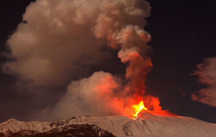 Mount Etna, Europe's tallest and most active volcano, erupts for the 14th time.