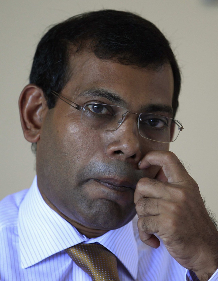 Maldivian presidential candidate Mohamed Nasheed