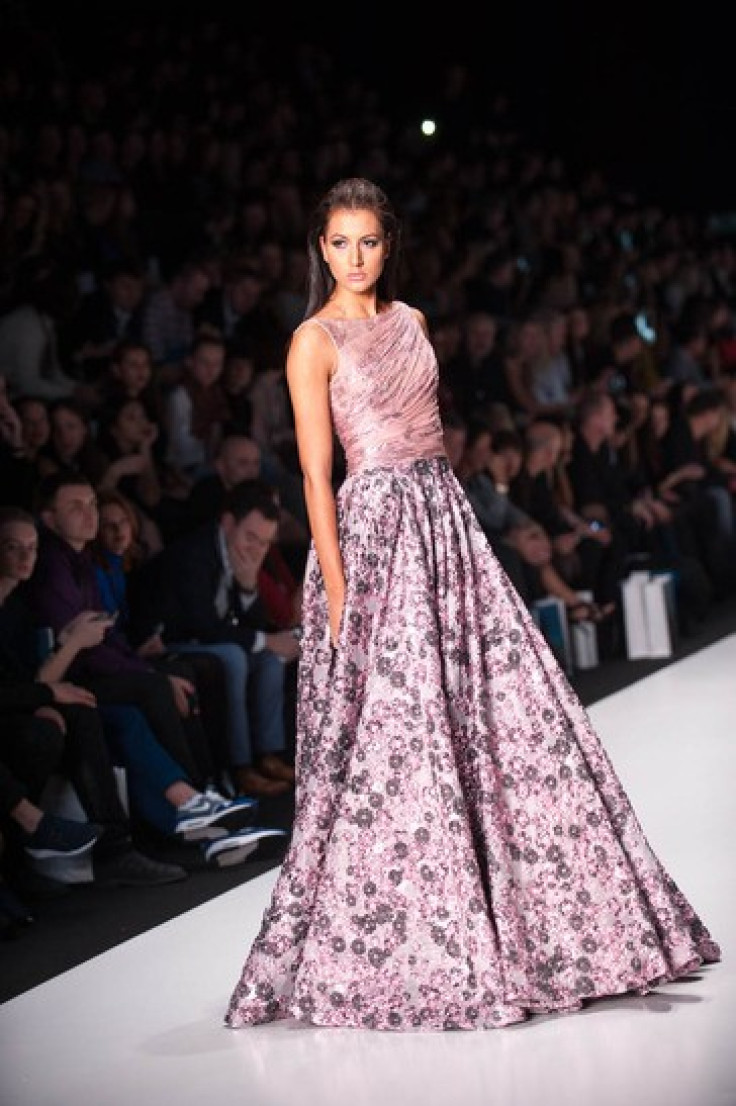 Kerrie Baylis, Miss Universe Jamaica 2013, walks the runway at the Tony Ward Fashion Show on October 26, 2013 during Mercedes Benz Fashion Week in Moscow, Russia [MissUniverse.com]
